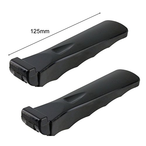 Spares2go Moulded Grip Detachable Handle Compatible With Miele Oven Cooker Grill Pan Pack of 2