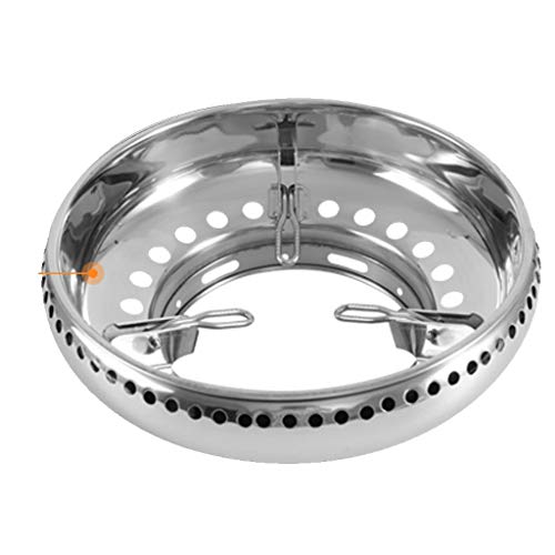 Ktyssp Gas Stove Double-Layer Stainless Steel Windproof Ring Energy-Saving Cover Fire Hood
