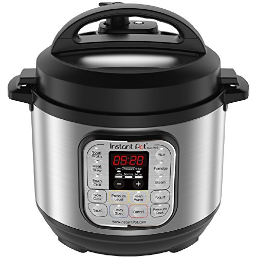 Instant Pot Duo Mini 3 Qt 7-in-1 Multi- Use Programmable Pressure Cooker Slow Cooker Rice Cooker Steamer Saut Yogurt Maker and Warmer
