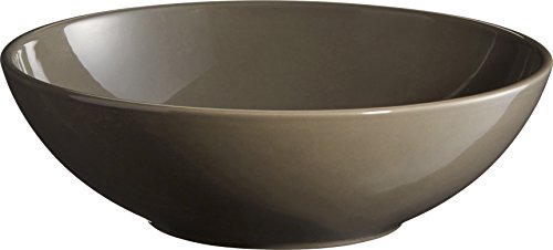 Emile Henry - Ceramic Salad Bowl Flint Ceramic Silex 22 x 22 x 7 cm