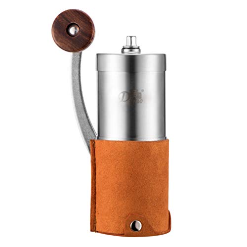 UPKOCH Manual Coffee Grinder with Wooden Handle Hand Crank Coffee Grinder Pepper Mill Bean Grinder for Kitchen Home Camping Gadget