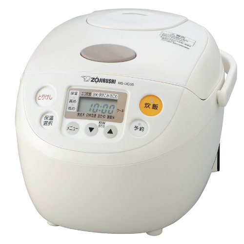 ZOJIRUSHI 3 cups Rice cooker Suihanki NS-UC05-WB White JAPAN