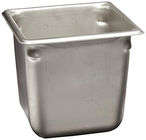 Vollrath 30662 6 Deep Super Pan V Stainless Steel Sixth-Size Steam Table Pan