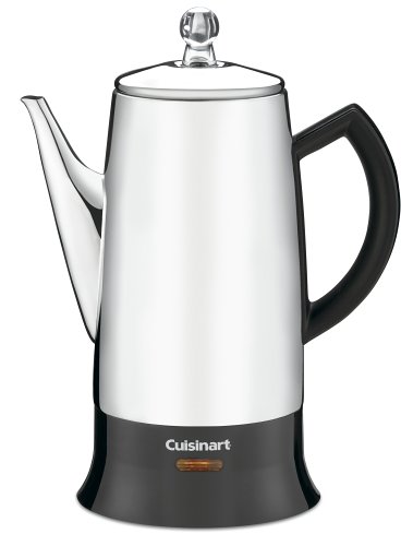 Cuisinart PRC-12 Classic 12-Cup Stainless-Steel Percolator BlackStainless