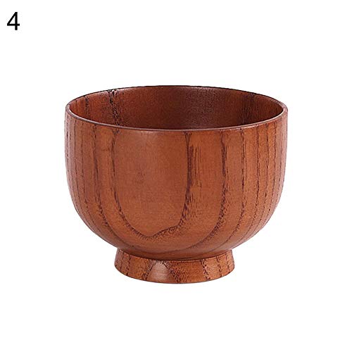 Bowls - Wooden Rice Bowl Noodle Eating Dinning Heat Insulated Soup Tableware Useful - Noodles Large Beauty Long Steel Shovel Dishes Soup Noodle Tableware Bowl Chip Easy Wood Wooden Storag