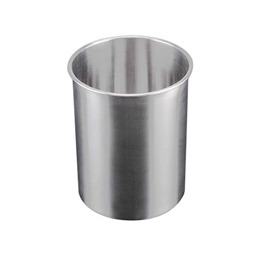 BESTonZON Stainless Steel Wine Cooler Round Ice Bucket 25L Large Capacity Champagne Ice Bucket Wine Bottle Chiller Silver