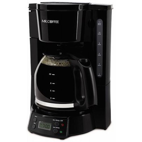 Mr Coffee 12-Cup Programmable Coffee Maker Black Renewed
