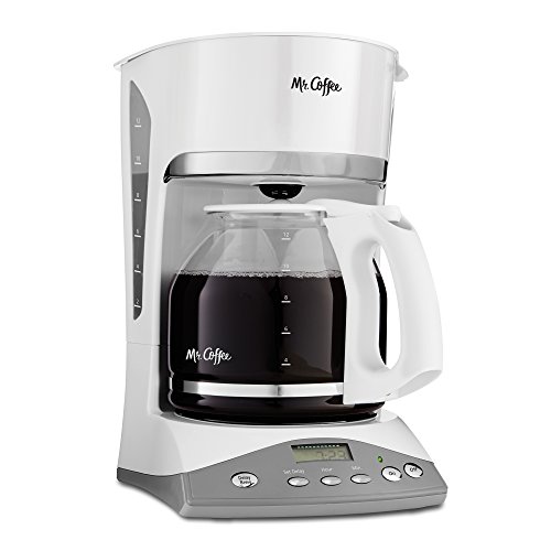 Mr Coffee 12 Cup Programmable Coffee Maker White