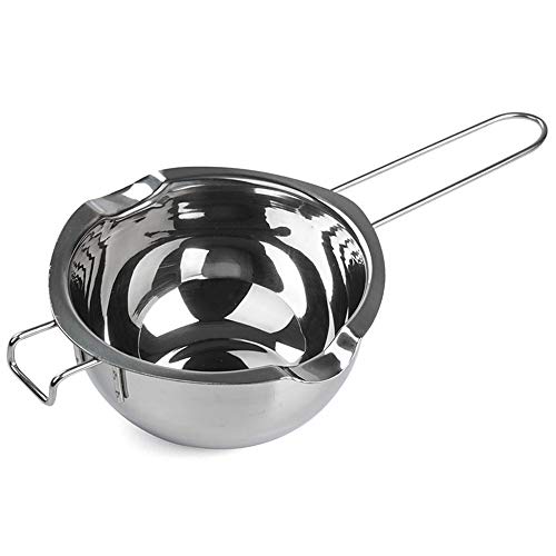 Stainless Steel Double Boiler Pot for Melting Chocolate Candy and Candle Making 188 Steel 2 Cup Capacity 480ML