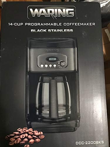 Waring Pro - 14-Cup Coffee Maker - Black stainless steel