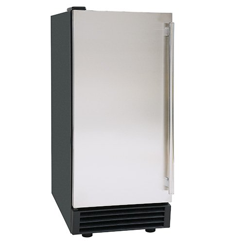 Central Exclusive 69K-080 Undercounter Ice Machine with Swing Door 50lb Production
