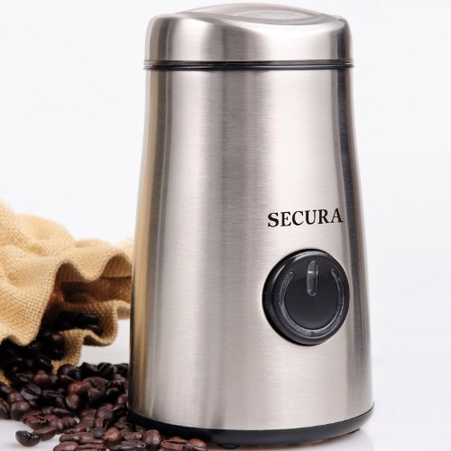 Secura Electric Coffee And Spice Grinder With Stainless-steel Blades