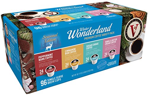 Victor Allen Coffee Winter Wonderland Single Serve K-cup 96 Count Compatible with 20 Keurig Brewers by Victor Allen