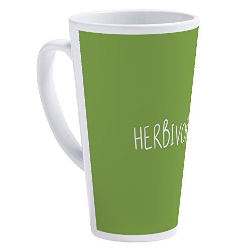 CafePress - Herbivore - 17 oz Latte Mug