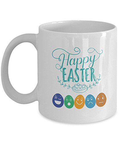 Easter Coffee Mug-happy easter-Unique Gift for men women him her daughter sister wife husband girlfriend office coworkers or friends