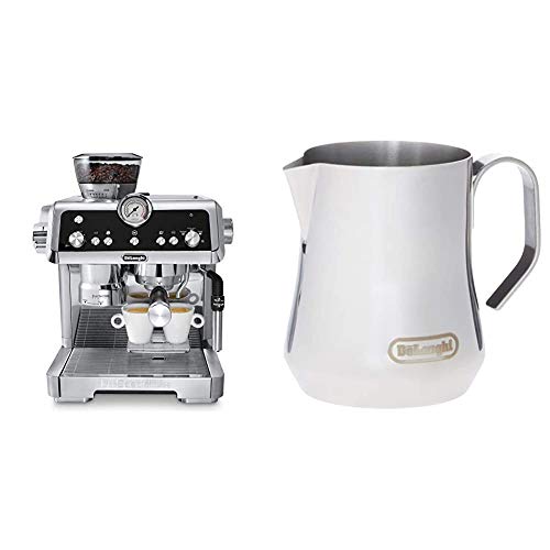 DeLonghi La Specialista Espresso Machine with Sensor Grinder Dual Heating System Advanced Latte System  Hot Water Spout for Americano Coffee or Tea  Milk Frothing Jug 12 oz Stainless Steel
