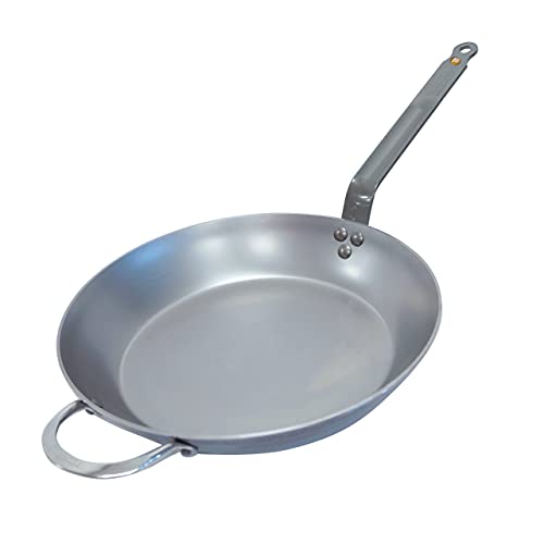 de Buyer  Mineral B Frying Pan  Nonstick Pan  Carbon and Stainless Steel  Inductionready  125
