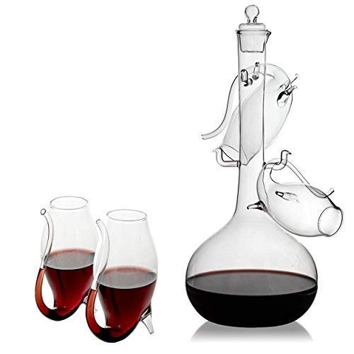 Porto Decanter Set Port Sippers  The Wine Savant Port and Wine Sippers Wine Glasses Set With a Port Decanter