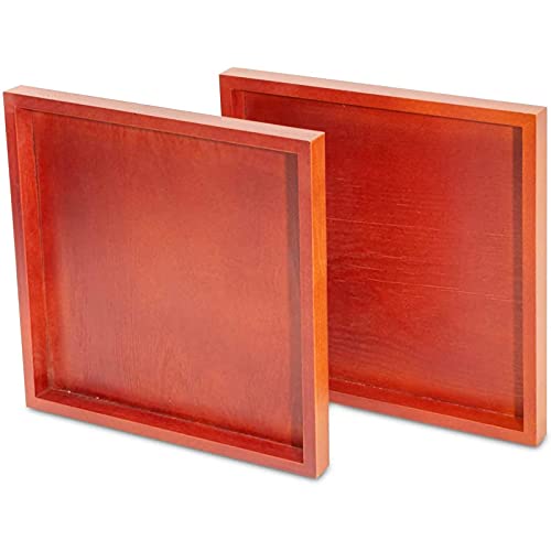 Bright Creations Wine Cork Board Frame Kit (2 Pack) 12 Inches Red Brown