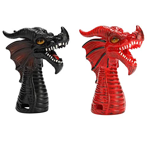 AFGQIANG Firebreathing Dragon Steam Release Diverter Tool for Pressure Cooker KitchenSteam Release Diverter For Instant pot CupboardsCabinets protector (Red  Black)
