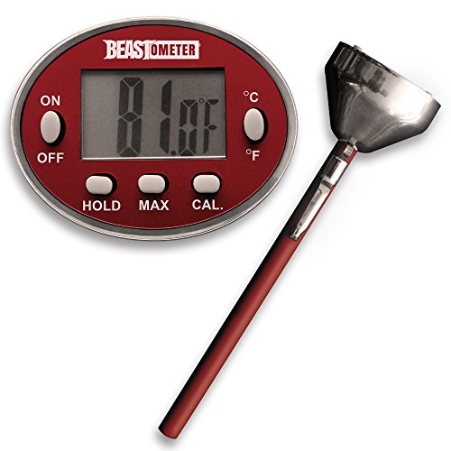 Grill Beast Digital Meat Thermometer - Bbq - Cooking - Instant Read With Stainless Steel Casing & Probe