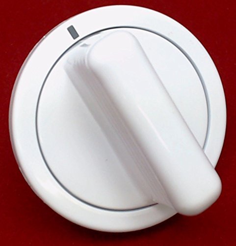 Dryer Timer Knob White for General Electric AP3207448 PS755794 WE01X10160 by TacParts