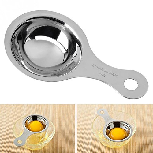 Other Egg Tools - 1 Pc Stainless Steel Egg Separator Spoon Yolk White Divider - Wall Tools Hand Rack Kitchen Pictures Tool Other Topper Yolk Game Shop Kitchen Rack Spoon Sugar Porcelain Sieve